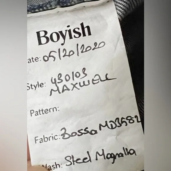 NWT Boyish “THE MAXWELL” Midweight Denim Trench Coat - Picture 13 of 15